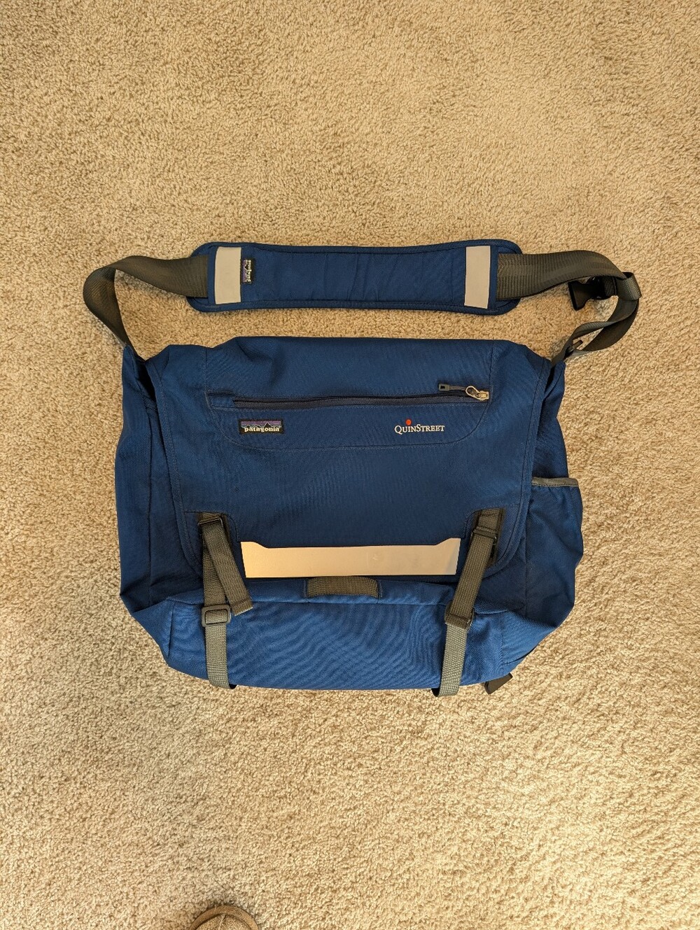 Patagonia Blue Messenger Shoulder Laptop Bag